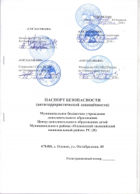Паспорт антитеррористической защищенности в Краснодаре